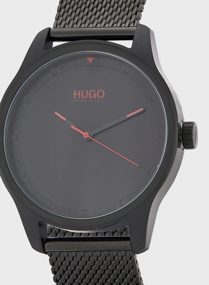 HUGO Steel Strap Analog Watches