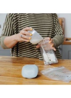 Pippeta Pack of 30 Breast Milk Storage Bags, Up To 200 Ml of Breast Milk, Leak Proof, Pre - Sterilised, For Storing And Freezing Breast Milk  - Image 4
