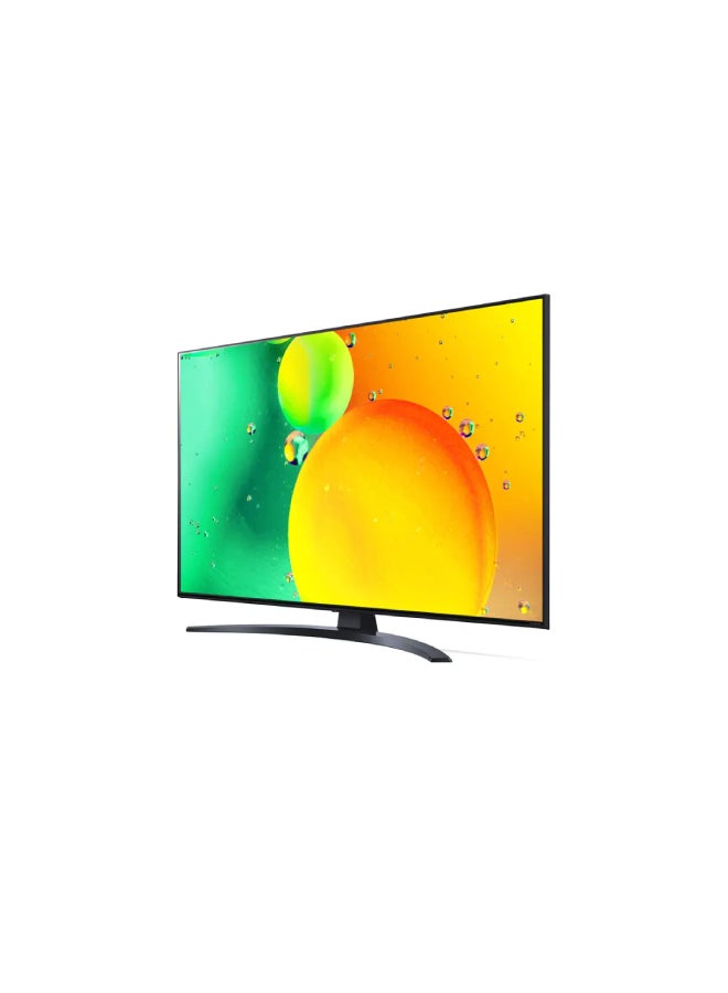 LG 55-inch 4K NanoCell TV  Series 79, a5 Gen5 4K Processor, HDR10 Pro, HGiG.  NANO79 Series, Cinema Screen Design 4K Active HDR WebOS Smart AI ThinQ 55NANO796QA Black - Image 1
