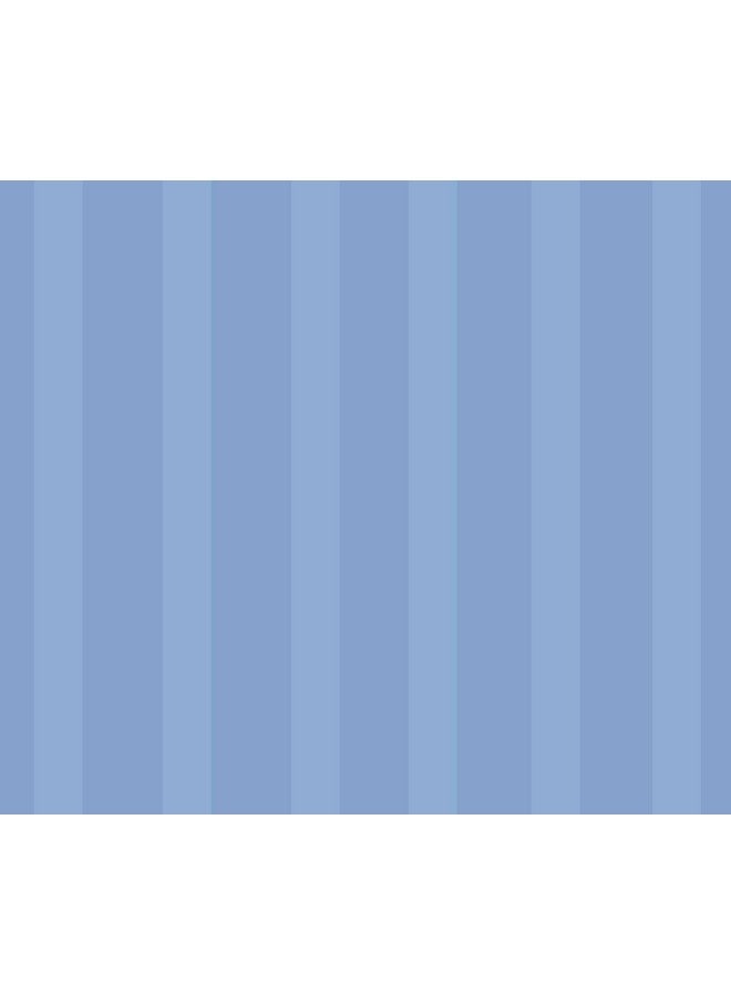 Homefab India 160 TC Stripe Glace Cotton Single BedSheet with 1 Pillow Cover - Sky Blue - Image 3