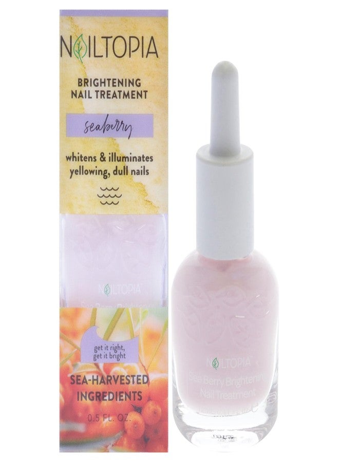 Nailtopia Healing and Brightening Nail Treatment - Nail Growth Oil - Nail Strengthener Treatment for Hard Nails - With Superfood Sea Berry - 0.41 oz - Image 1