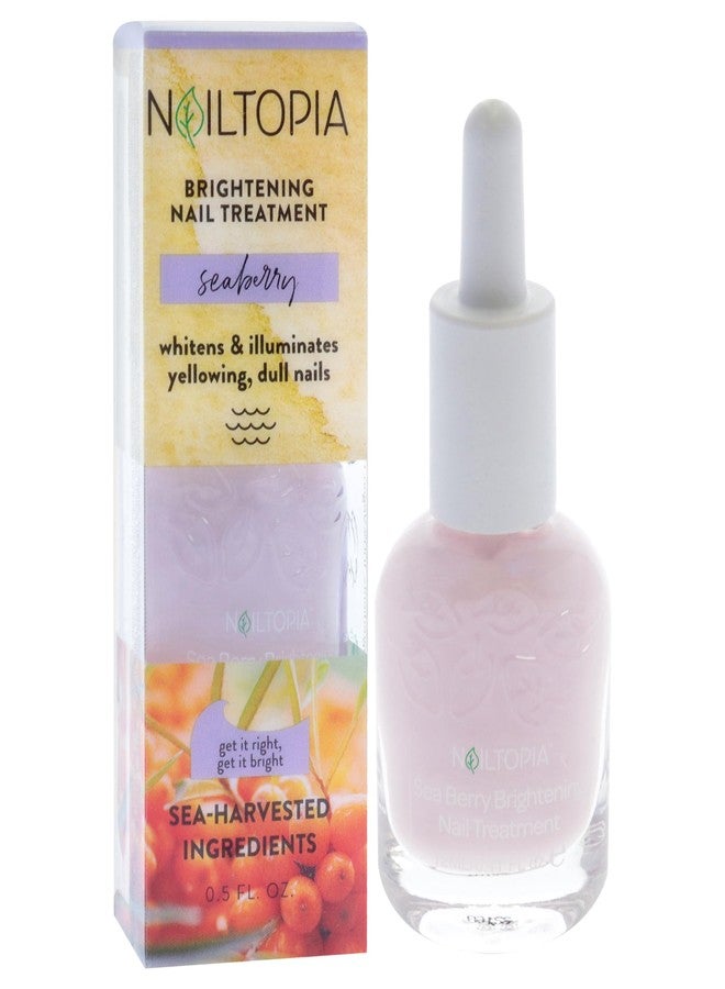 Nailtopia Healing and Brightening Nail Treatment - Nail Growth Oil - Nail Strengthener Treatment for Hard Nails - With Superfood Sea Berry - 0.41 oz - Image 3