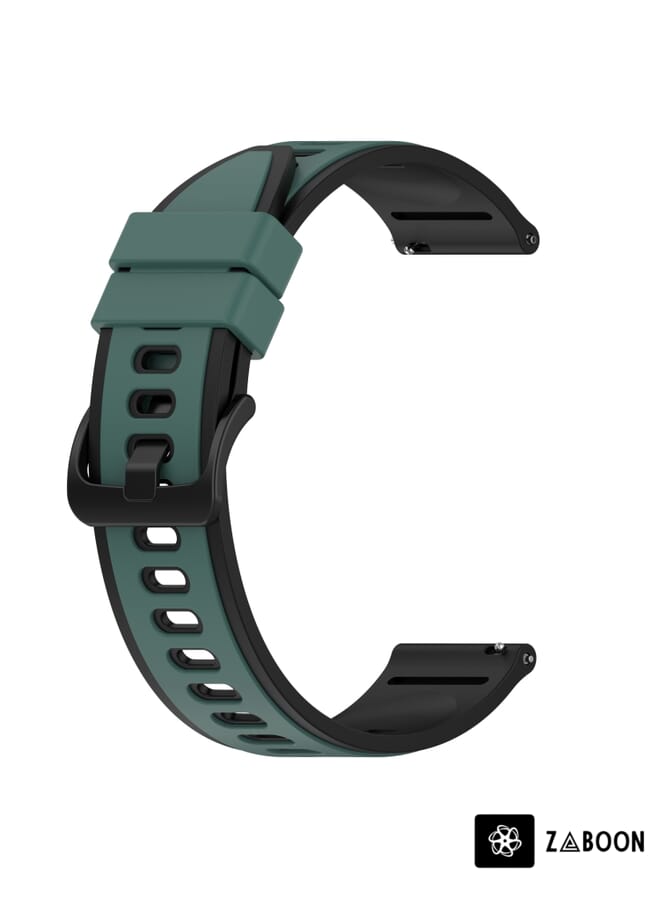 Zaboon Huawei GT2 Pro 22mm Two-Color Silicone Watch Band - Image 2
