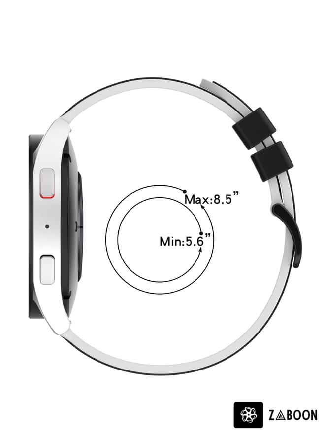 Zaboon Huawei GT2 Pro 22mm Two-Color Silicone Watch Band - Image 4