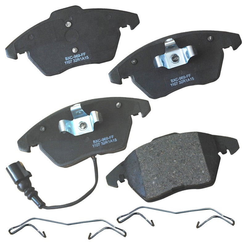 Bendix Premium SBC1107 Ceramic Front Brake Pads for Select Models Audi A3,A3 Quattro,TT Seat Altea,Altea XL,Freetrack,Ibiza,Leon,Nuevo Toledo,Volkswagen Beetle,Bora,CC,Eos,GLI,Golf,GTI,Jetta - Image 4