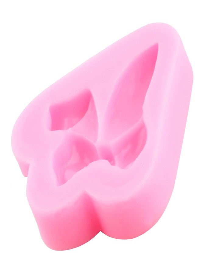 RFGHAC Easter Rabbit Ears Silicone Mold Bunny Ears Chocolate Fondant Molds for Cake Decorating Cupcake Topper Candy Sugar Gum Paste Polymer Clay Set Of 2 - Image 4