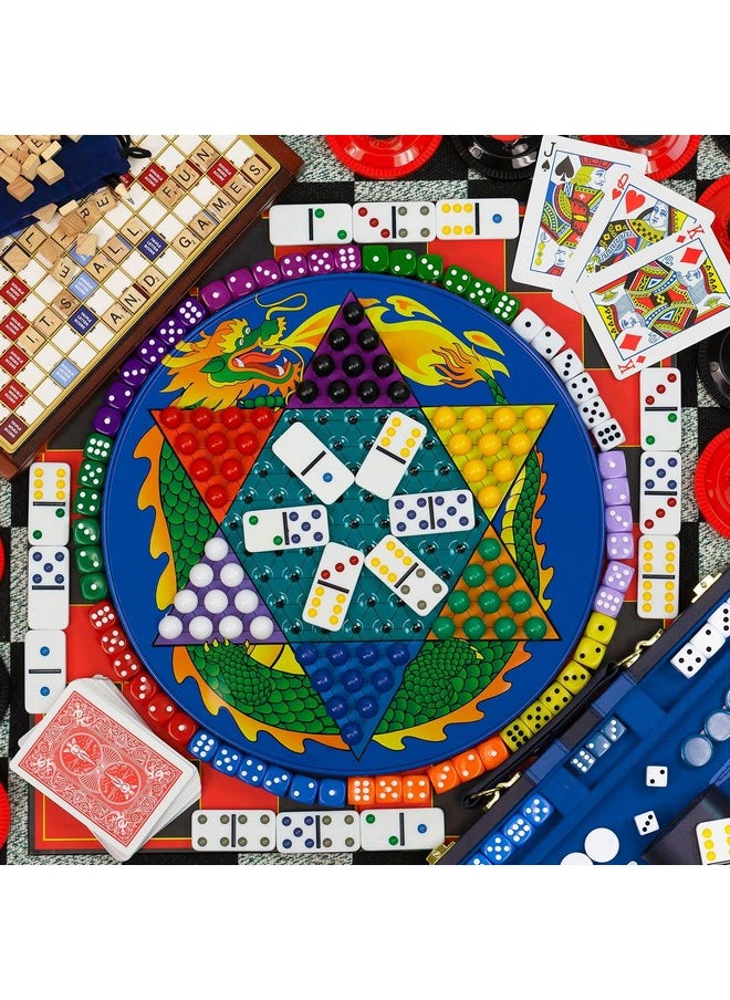 سبرينغبوك لغز الصور المقطوعة Springbok It's All Fun & Games المكون من 500 قطعة للبالغين يتميز بمجموعة من بعض ألعاب الطاولة الكلاسيكية المفضلة لديك  - Image 1