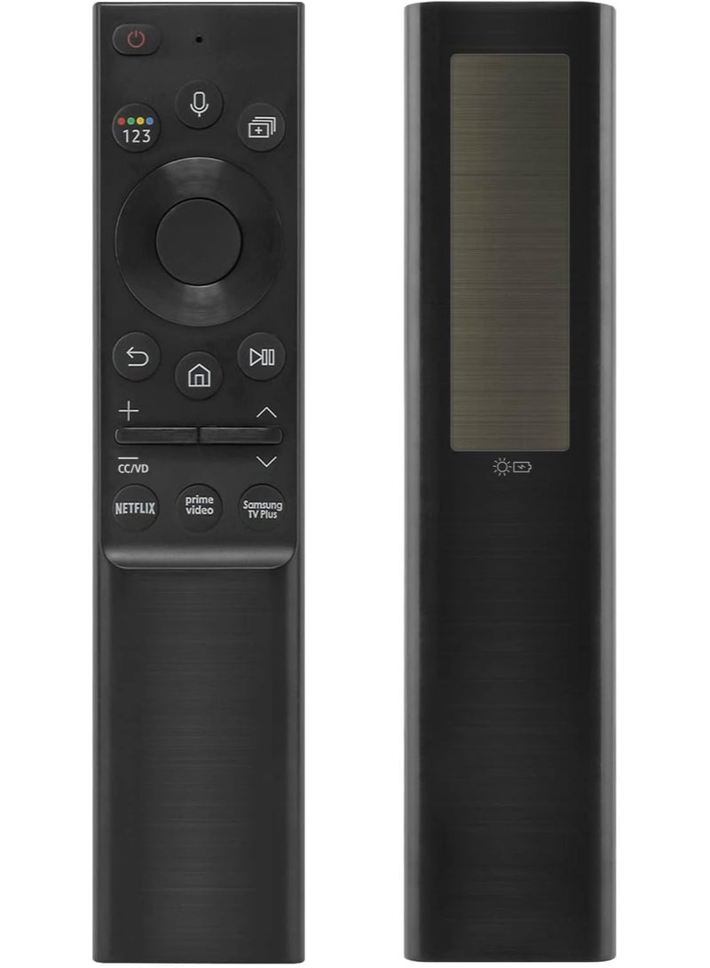 NEW Solar Charging BN59-01357 Voice Remote Control for Samsung Smart TVs – Compatible with 2021 Neo LED Smart 4K Ultra HD, RMCSPA1EP1, with 3 Shortcut Buttons - Image 1