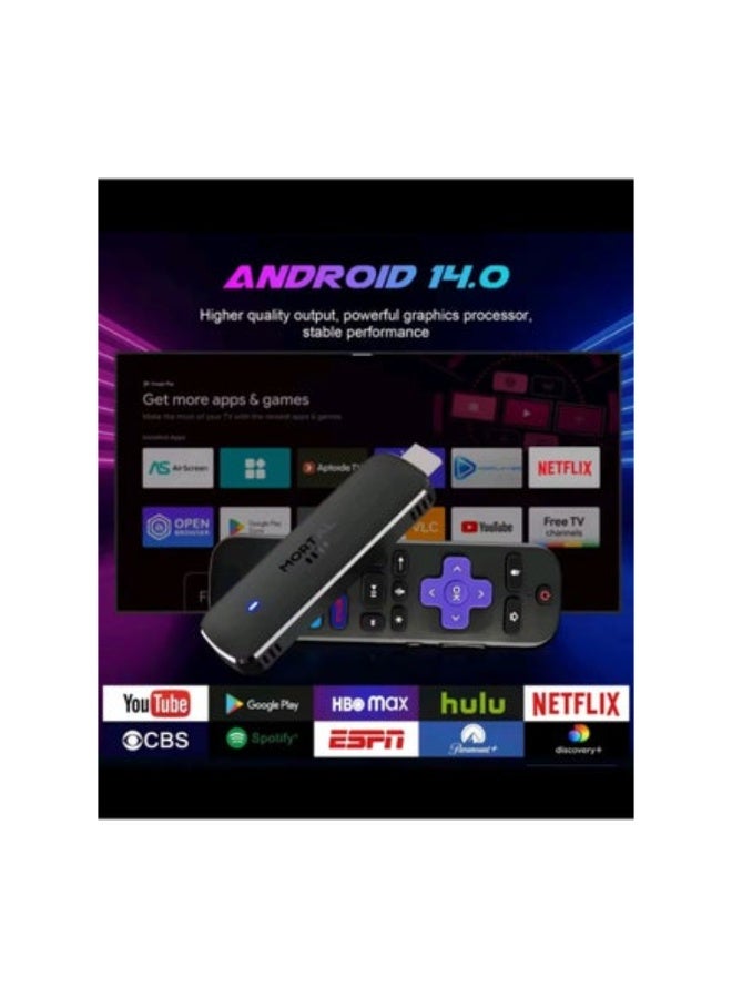Dreamzon Mortal 4K Streaming Stick | Smart TV Media Player with Voice Remote, HDR Support, High-Speed Wi-Fi, Easy Setup & Ultra HD Entertainment - Image 2