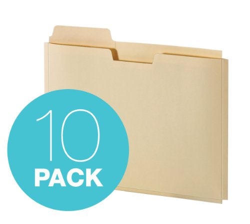 Pendaflex Manila Expanding File Folder Pocket - 0.75" Expansion - Letter Size File Folders with Reinforced Blank Customizable 1/3 Cut Tabs - Manila File Folders for Home, Office & School - 10 Count - Image 5
