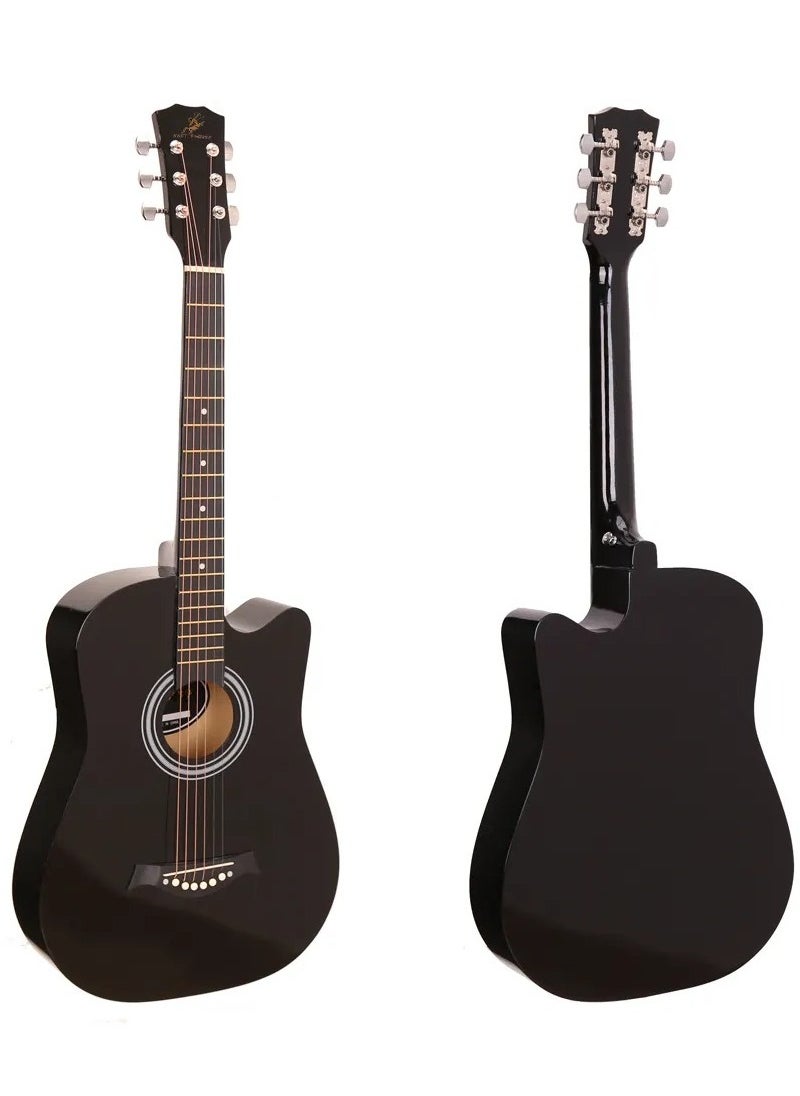 Swift Horse 38 Inch Acoustic Guitar for Beginner Adult with Bag, Tuner, Picks, Strings, Capo, Strap Right Hand  - Image 2