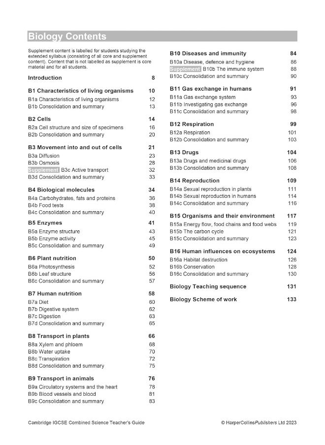 Collins Cambridge IGCSE™ Combined Science Teacher Guide  - Image 4