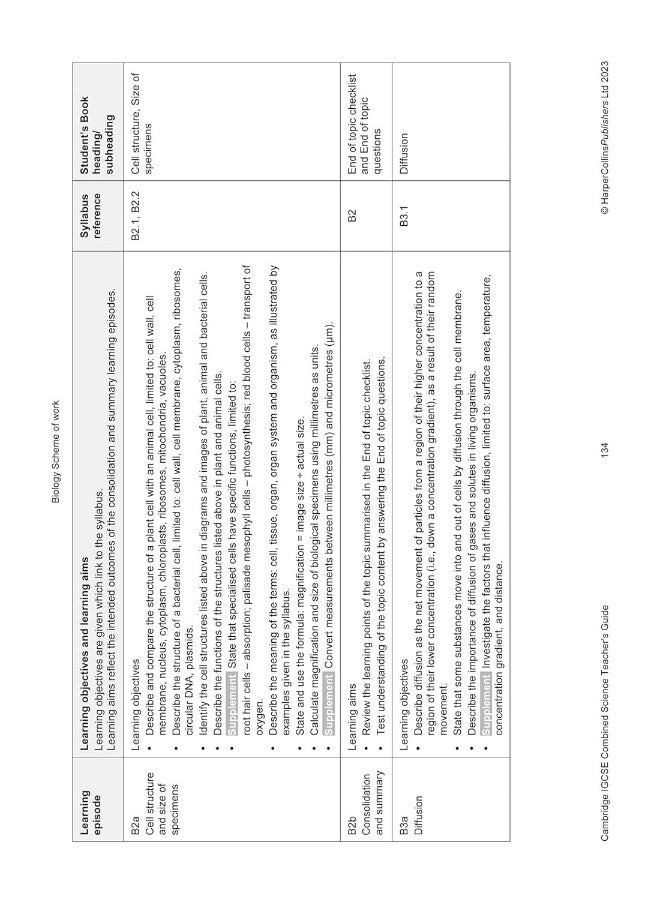 Collins Cambridge IGCSE™ Combined Science Teacher Guide