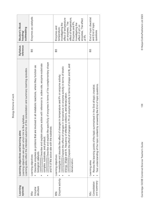 Collins Cambridge IGCSE™ Combined Science Teacher Guide