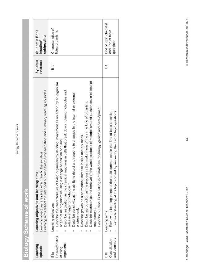 Collins Cambridge IGCSE™ Combined Science Teacher Guide