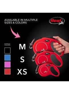 Flexi FLEXI New Classic Cord Retractable Dog Leash for Small Dogs up to 18 lbs. - 10 ft., Pink | Tangle-Free Pet Walking Leash with One-Handed Brake, Pause, Lock|German Quality Product  - Image 5