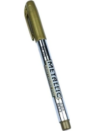 Profisher - Sealing Wax Contour Touch Up Paint Pen Metallic Gold Silver Gold Dore - Image 1