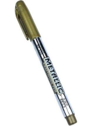 Profisher - Sealing Wax Contour Touch Up Paint Pen Metallic Gold Silver Gold Dore - Image 1