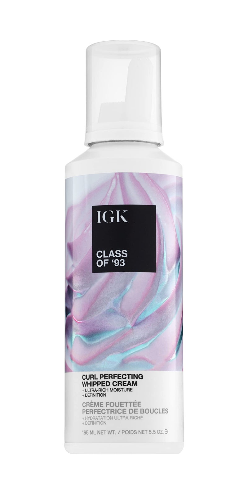 IGK Class of 93 Curl Perfecting Whipped Cream 165 ml / 5.5 oz