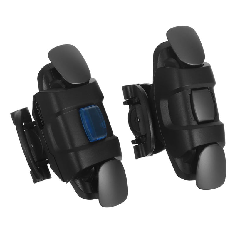 2pcs Mobile Game Triggers for Phone Tablet Enhanced Control Improved Handling Black - Image 2