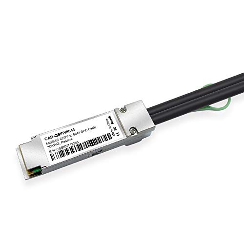 10Gtek SFF-8644 to QSFP (SFF-8436) DDR Hybrid Mini SAS Cable, External Copper SAS Cable for NetApp DS4243 DS4246 DS2246, 100-Ohm, 2-Meter(6.6-ft) - Image 5