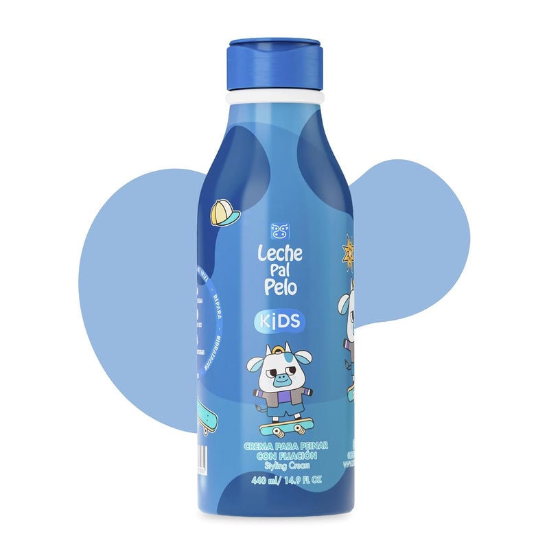 Leche Pal Pelo Kids Styling Cream 149oz  Nourishing Fixation with Jojoba Abyssinia Oil Coconut Milk  Provitamin B5