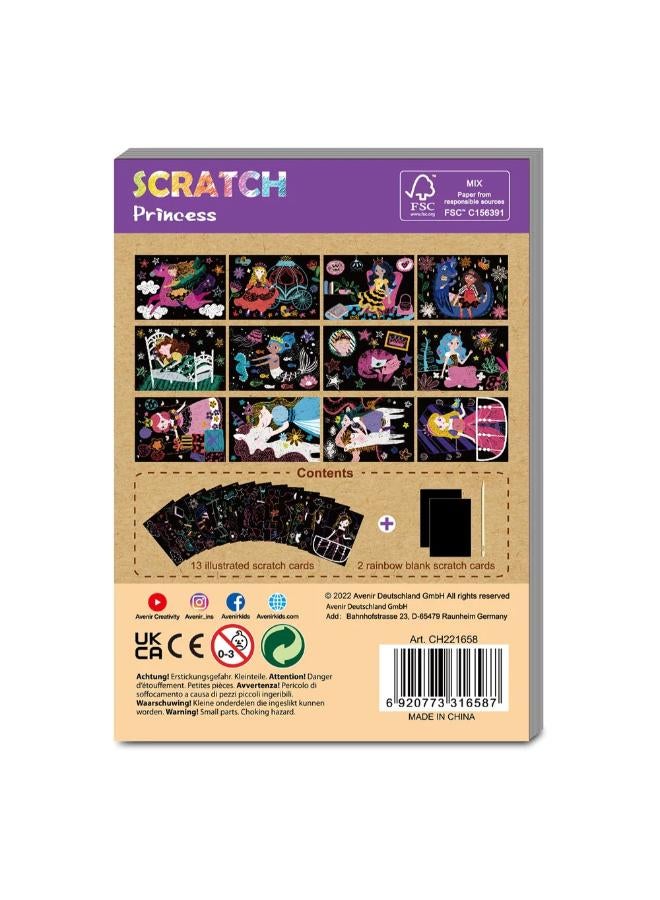 Avenir Mini Scratch Book Princess - Image 3