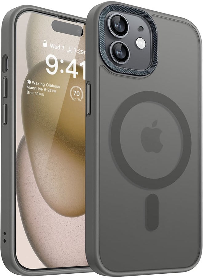 Generic - Case BENTOBEN Magnetic Iphone 16, Compatible with Wireless Charger and Magsafe Card Wallet, Simple Clear Shockproof Drop Resistant Anti-Fingerprint Case Compatible with Iphone 16 - Grey - Image 1