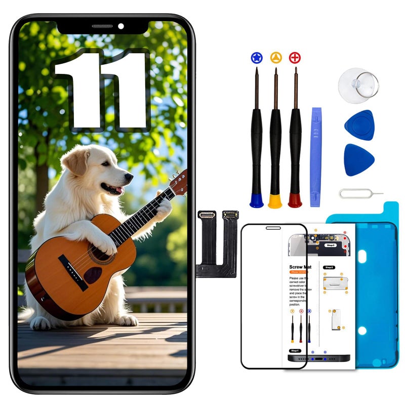 EFAITHLIFE for iPhone 11 Screen Replacement 61 inchLCD Display Touch Screen Digitizer Assembly with Repair Tools Set Compatible with Model A2111 A2223 A2221 - Image 2