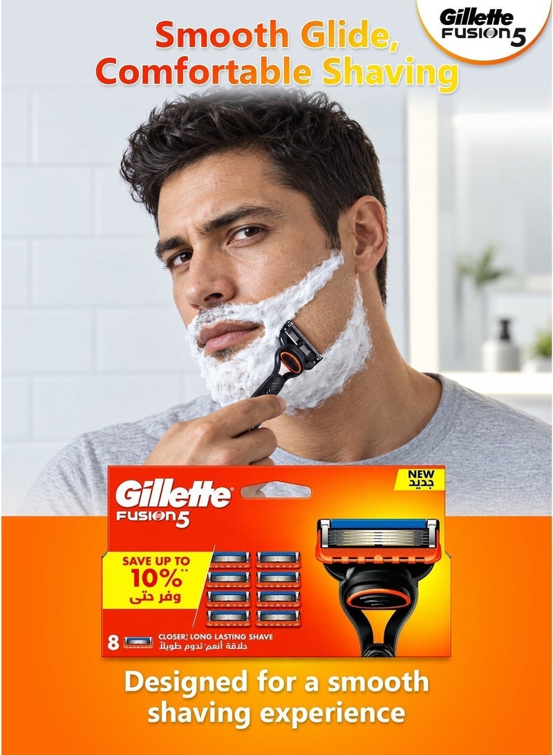 Gillette Fusion Razor Blades, Pack of 8 - Image 3