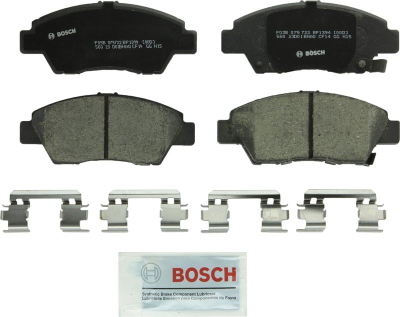 BOSCH BP1394 QuietCast Premium Semi-Metallic Disc Brake Pad Set - Compatible With Select Honda CR-Z, Fit; FRONT - Image 1