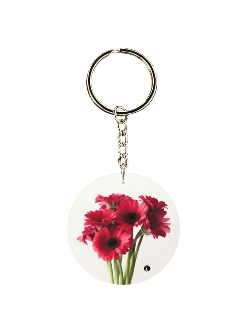 RKN Flowers Printed Keychain