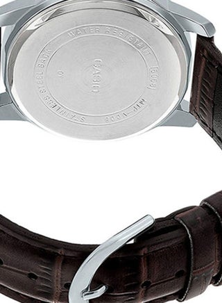 Men Leather Analog Watch CASIOMTP-V300L-7AUDF - 40 mm - Brown - view 5
