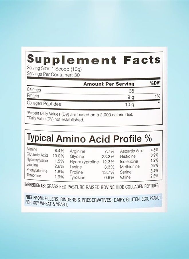 BioOptimal Collagen Powder, Collagen Peptides, Grass Fed, Non-GMO Premium Quality Hydrolyzed Collagen Protein, Pasture Raised, Dissolves Easily, 300 Grams, Packaging May Vary - Image 3