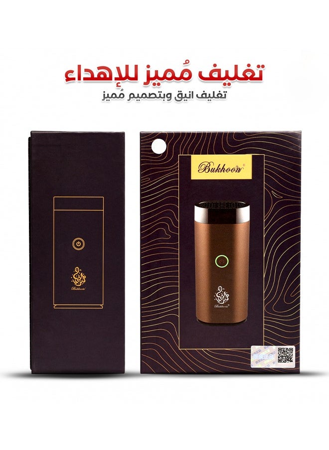 بخون - مبخرة كهربائية الأقوى اداء قابلة لإعادة الشحن للسيارة والمنزل بمنفذ USB Type-C رمادي - Image 1