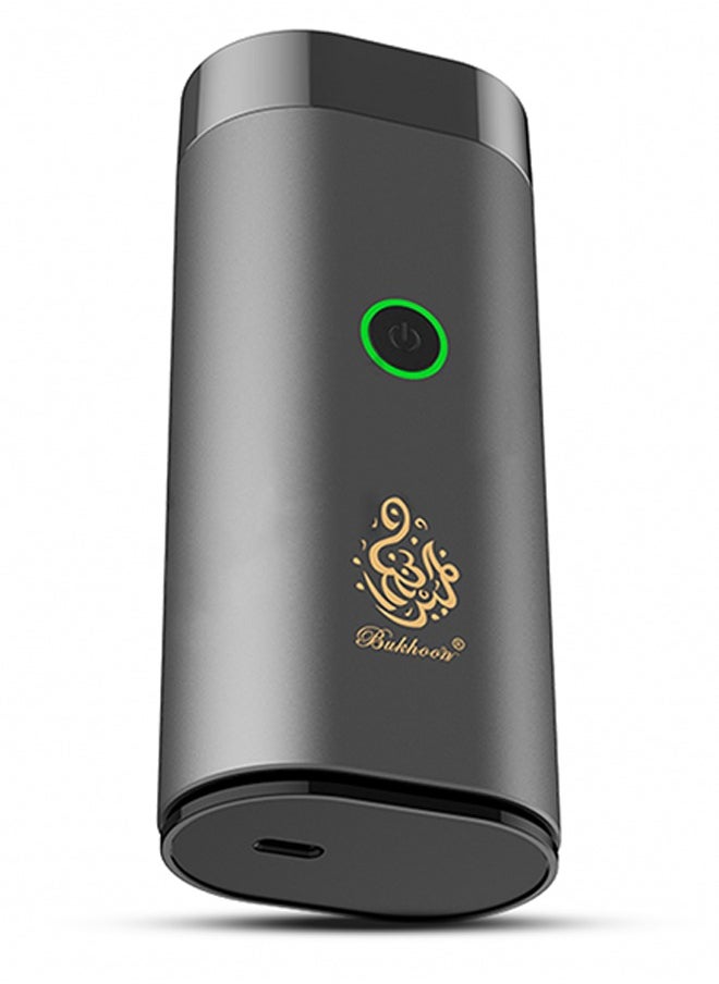 بخون - مبخرة كهربائية الأقوى اداء قابلة لإعادة الشحن للسيارة والمنزل بمنفذ USB Type-C رمادي - Image 1