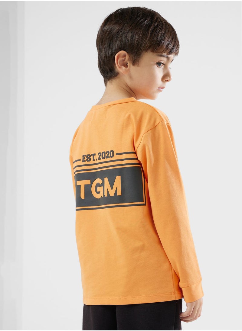 The Giving Movement - Kids Essential Printed T-Shirt - Image 1
