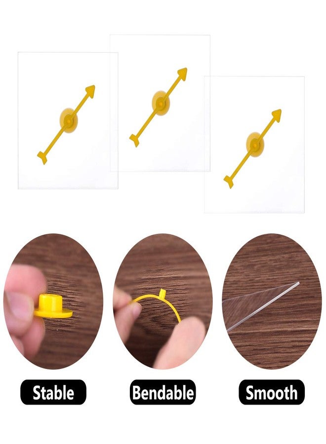 Lohoee 20Pcs Transparent Spinners Math Game Spinner with Rotating Arrow for Party Games and Teaching Using - Image 5