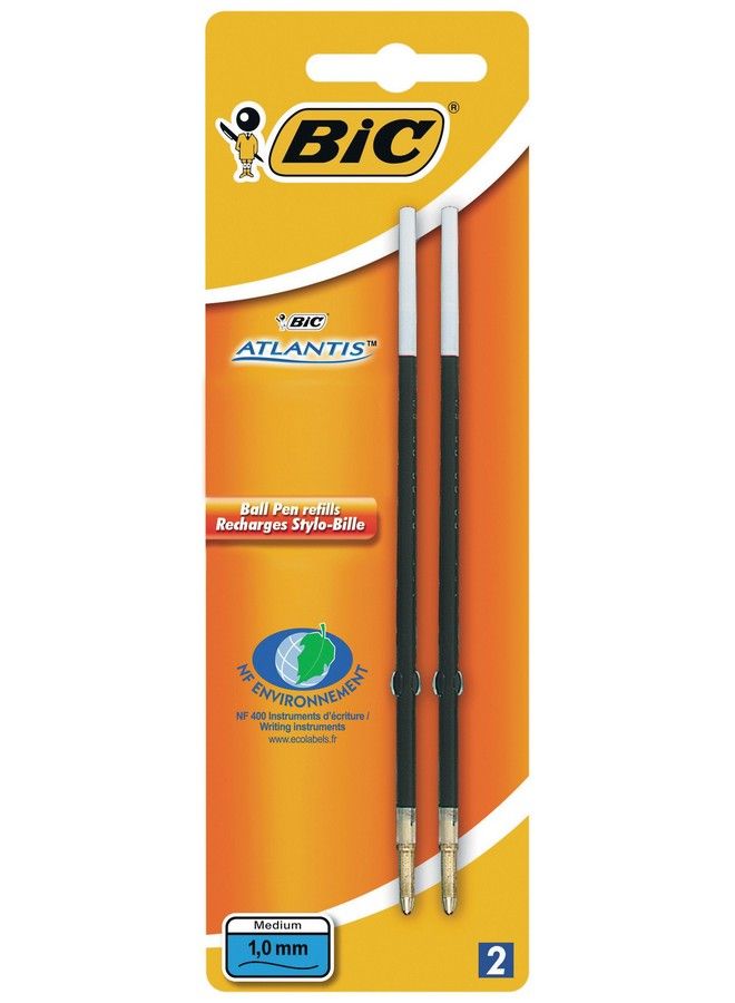 Bic Rollerball Refill Permanent Fabric Is1197 0.4 Mm Pack Of 2 Blue - Image 2