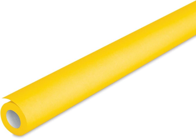 Fadeless Bulletin Board Paper, Fade-Resistant Paper for Classroom Decor, 24” x 60’, Canary, 1 Roll