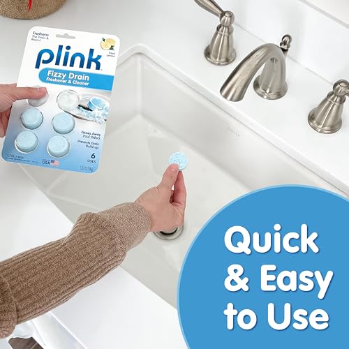 Compac Home منظف ومزيل روائح الصرف الصحي الفوار من COMPAC HOME - أقراص برائحة الليمون لإزالة الروائح من حوض المطبخ والتخلص من النفايات، تركيبة متعددة الاستخدامات سريعة المفعول، 6 أقراص - Image 5