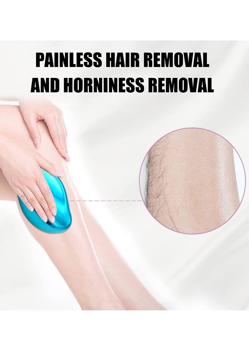 ELTRAZONE True Crystal Hair Eraser, Magic Hair Removal Eraser, Painless Crystal Hair Remover Tools, Soft Smooth Skin Fast & Easy Crystal Hair Removal for Men and Women - Image 2
