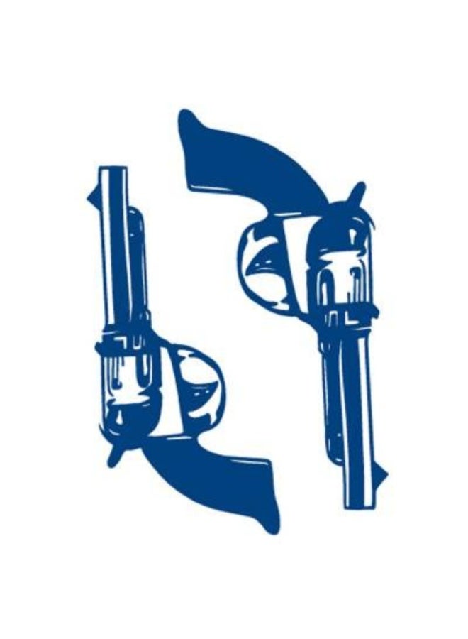 Generic 2 Week Tattoo Semi Permanent Tattoos Small Gun, Pistol Sticker, Large Sheet Lasting 2 Weeks Tattoo for Women Girls and Men Realistic Temporary Tattoo Stickers - Image 2