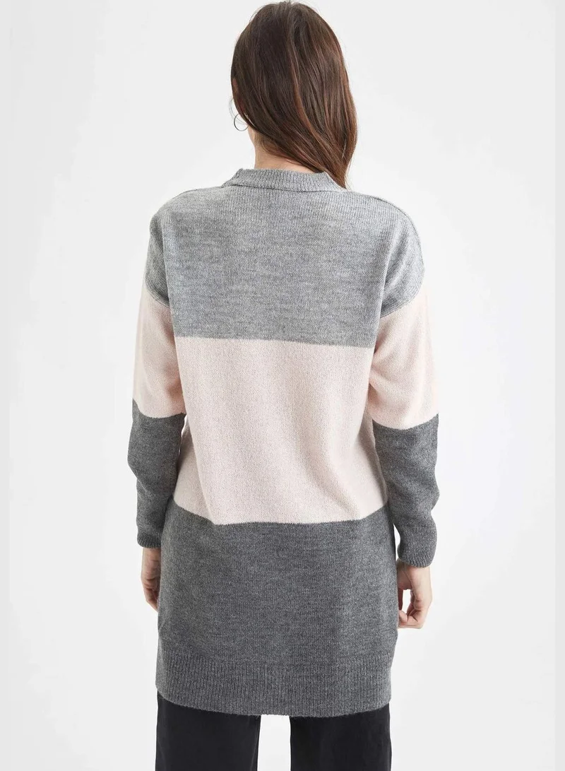 DeFacto Block Colour Crew Neck Tunic