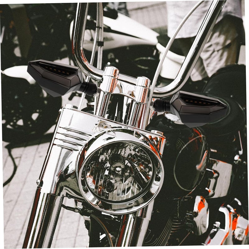 2pcs Led Motorcycle Turn Signal Lights 12v High-intensity Indicator Universal Fitment Easy Installation for Various Motorcycles - Image 5