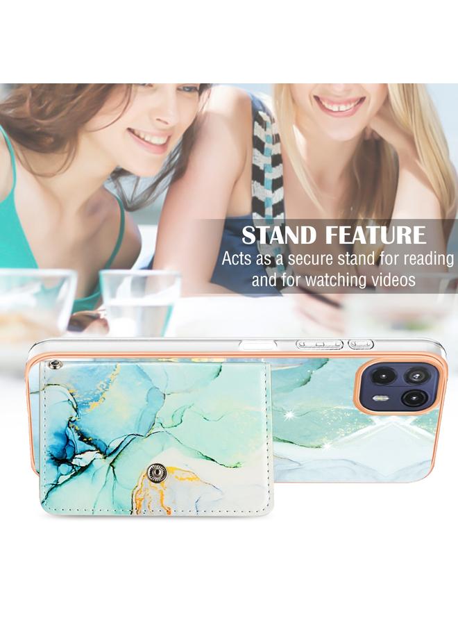 S-TOP Case For Motorola Moto G50 5G Marble Pattern IMD Card Slot Phone Case - Image 5
