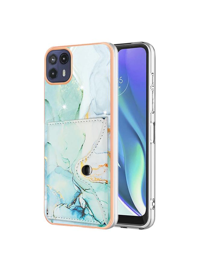 S-TOP Case For Motorola Moto G50 5G Marble Pattern IMD Card Slot Phone Case - Image 1