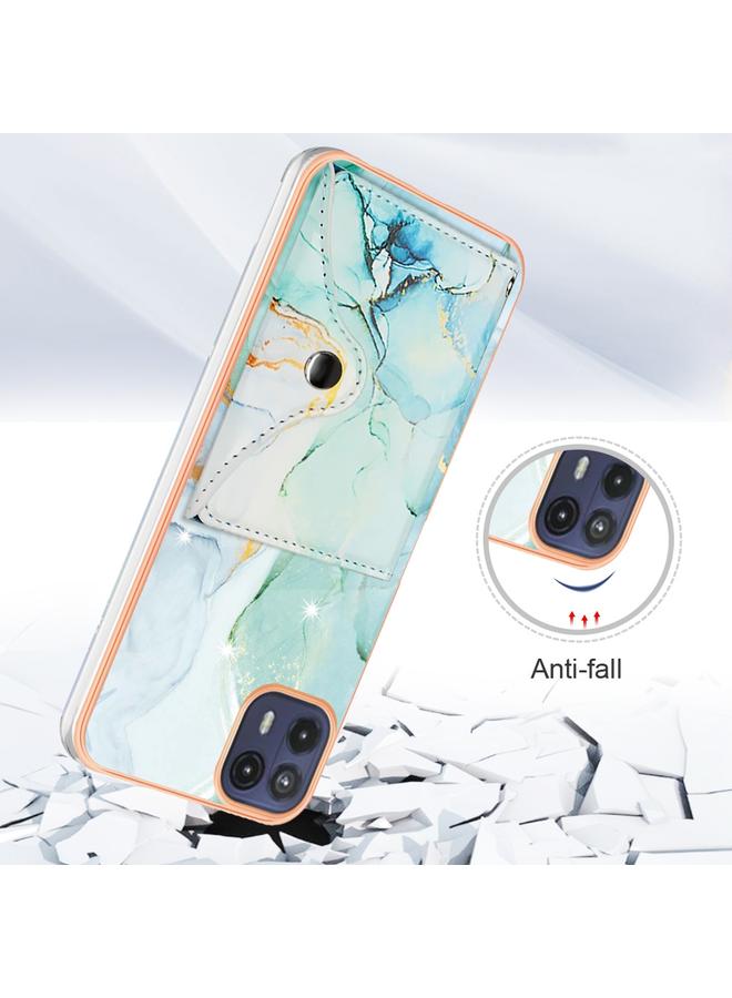 S-TOP Case For Motorola Moto G50 5G Marble Pattern IMD Card Slot Phone Case - Image 2