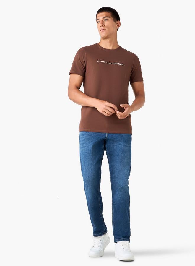 Iconic Typographic Print T-shirt - Image 2