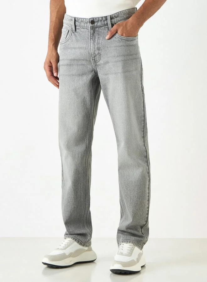 Lee Cooper Straight Cut Jeans with Pockets